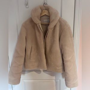 Club Monaco plush faux fur jacket